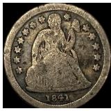 1841-O Seated Liberty Dime NICELY CIRCULATED