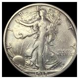 1918-S Walking Liberty Half Dollar NEARLY  UNCIRC