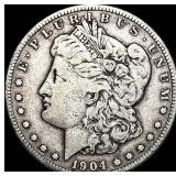 1904-S Silver Morgan Dollar LIGHTLY CIRCULATED