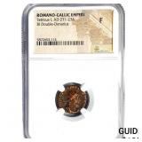 Romano-Gallic TetricusI, AD271-274 BIDbl-Denarius