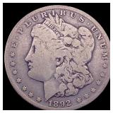 1892-O Silver Morgan Dollar LIGHTLY CIRCULATED