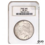 1923 Silver Peace Dollar NGC MS64