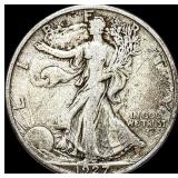 1927-S Walking Liberty Half Dollar NEARLY  UNCIRC