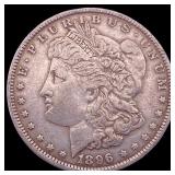 1896-O Silver Morgan Dollar ABOUT UNCIRCULATED