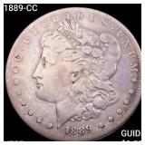 1889-CC Morgan Silver Dollar ABOUT UNCIRCULATED
