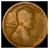 1914-D Lincoln Wheat Cent NICELY CIRCULATED