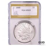 1888 Morgan Silver Dollar PGA MS65