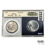 1925 Stone Mountain Half Dollar PCI MS60