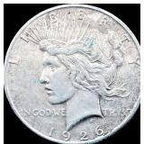 1926 Peace Silver Dollar NEARLY UNCIRCULATED