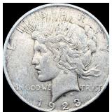 1923-S Silver Peace Dollar NEARLY UNCIRCULATED