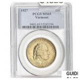 1927 Vermont Half Dollar PCGS MS65
