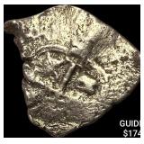 1500s-1600s Spanish Colonial Silver Cob NEARLY UNC