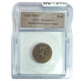 Netherlands East Indies Duit NGC Genuine