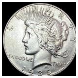 1935-S Silver Peace Dollar CLOSELY  UNCIRCULATED