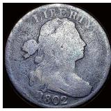 1802 Draped Bust Large Cent NICELY CIRCULATED