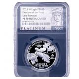 2023-W 1oz Platinum $100 NGC PR70 Ultra Cameo