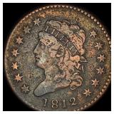 1812 Classic Head Large Cent HIGH GRADE