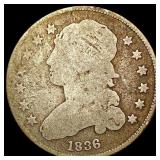 1836 Capped Bust Quarter NICELY CIRCULATED
