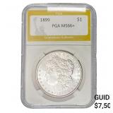 1899 Morgan Silver Dollar PGA MS66+