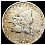 1858 Copper-Nickel Flying Eagle Cent LIGHTLY CIRC