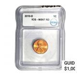 2010-D Lincoln Shield 1C ICG MS67 RD