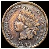 1908-S Indian Head Cent NEARLY UNCIRCULATED