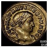 Roman Constantine I 307-337 AD BI Nummus UNCIRCUL