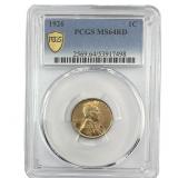 1926 Wheat Cent PCGS MS64 RD