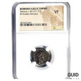 Romano-Gallic TetricusI, AD271-274 BIDbl-Denarius