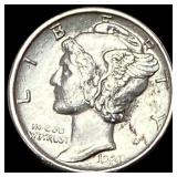 1923-S Mercury Dime CLOSELY UNCIRCULATED