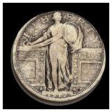 1917 Type 1 Standing Liberty Quarter LIGHTLY CIRCU