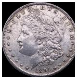 1891-S Silver Morgan Dollar CLOSELY UNCIRCULATED