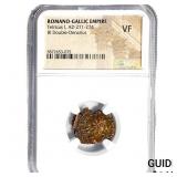 Romano-Gallic TetricusI, AD271-274 BIDbl-Denarius