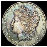 1887 Toned Silver Morgan Dollar UNCIRCULATED