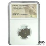 Romano-Gallic Tetricus II, AD 274 BI Double-Denar