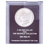 1883-CC Morgan Silver Dollar Redfield MS65