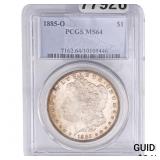 1885-O Morgan Silver Dollar PCGS MS64