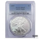 2009 Silver Eagle PCGS MS69