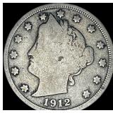 1912-S Liberty Head Nickel NICELY CIRCULATED
