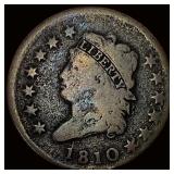 1810 Classic Head Large Cent NICELY CIRCULATED