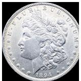 1894-S Silver Morgan Dollar CLOSELY UNCIRCULATED