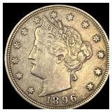 1896 Liberty Head Nickel CLOSELY UNCIRCULATED
