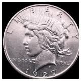 1927-S Silver Peace Dollar CLOSELY UNCIRCULATED