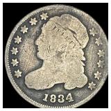 1834 Capped Bust Dime NICELY CIRCULATED