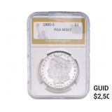 1880-S Morgan Silver Dollar PGA MS67