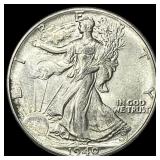 1940 Silver Half Dollar (Walking Liberty) UNCIRCUL