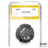 1806 Draped Bust Half Dollar PGA XF45