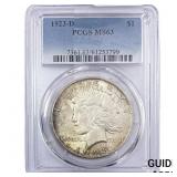1923-D Silver Peace Dollar PCGS MS63