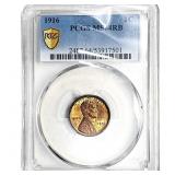 1916 Wheat Cent PCGS MS64 RB