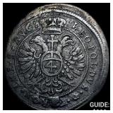 1694 Montfort Silver 4 Kreuzer-Anton III CHOICE AU